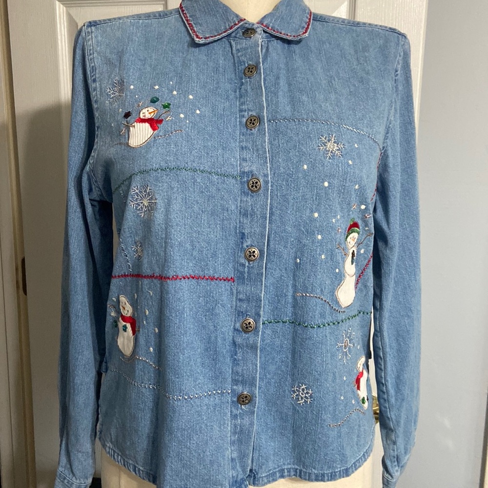 Holiday Denim Shirt